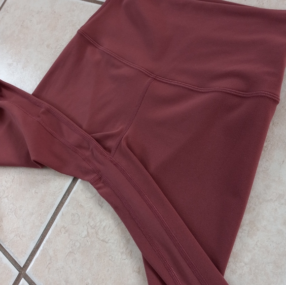 Lululemon Lunar New Year Align High Rise Pant 25" Smoky Red Nulu 6 - Picture 10 of 14